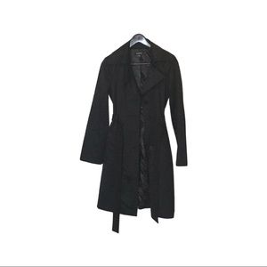 Gorgeous Bebe Black Evening Trench/Coat Size S